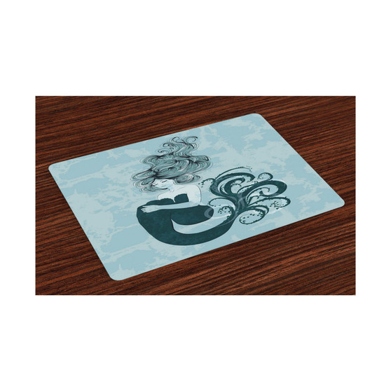 Mermaid Place Mats, Set of 4
