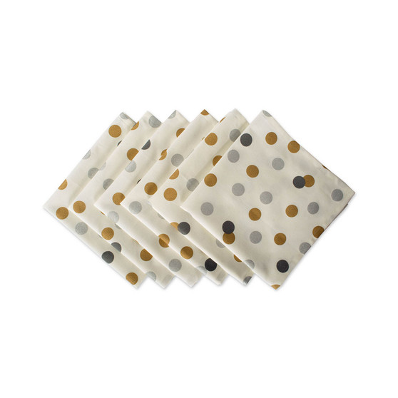 Metallic Confetti Napkin, Set of 6