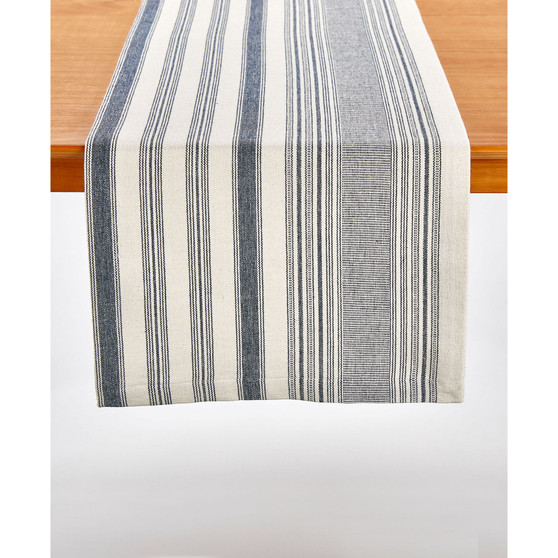 Hammond Woven Stripe Table Runner, 72" x 14"