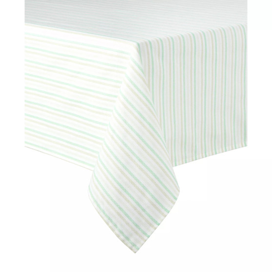 Daisy Stripe Tablecloth, 60" x 84"