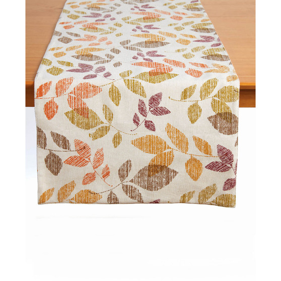 Leaf Medley Table Runner, 72" x 14"