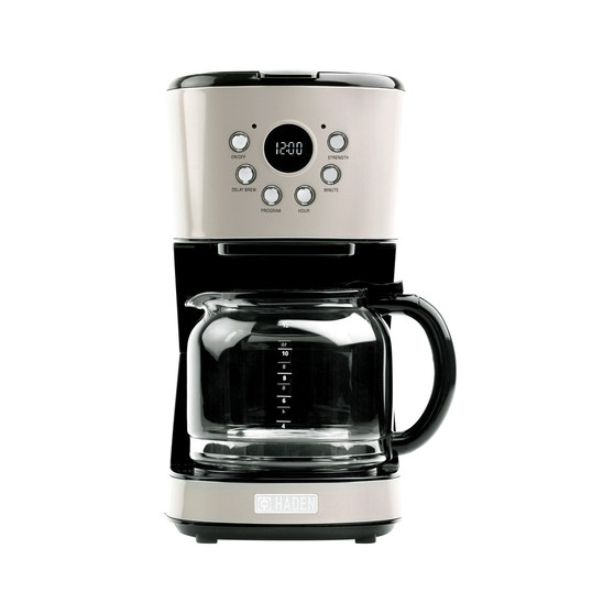 Dorset Modern 12-Cup Programmable Coffee Maker with Strength Control and Timer -75028