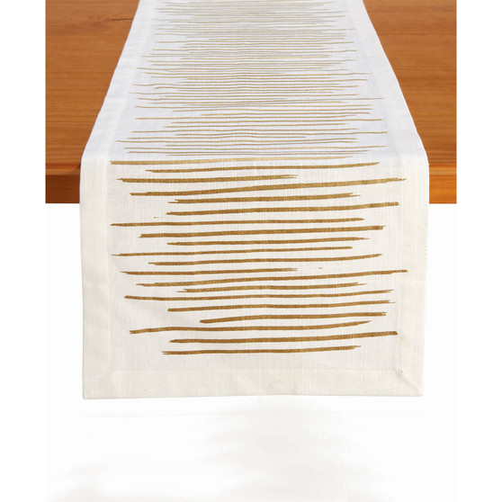 Brushstroke Table Runner, 72" x 14"