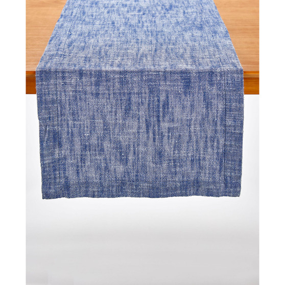 Chambray Woven Table Runner, 72" x 14"