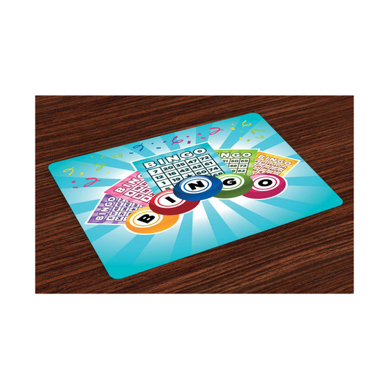 Bingo Place Mats, Set of 4