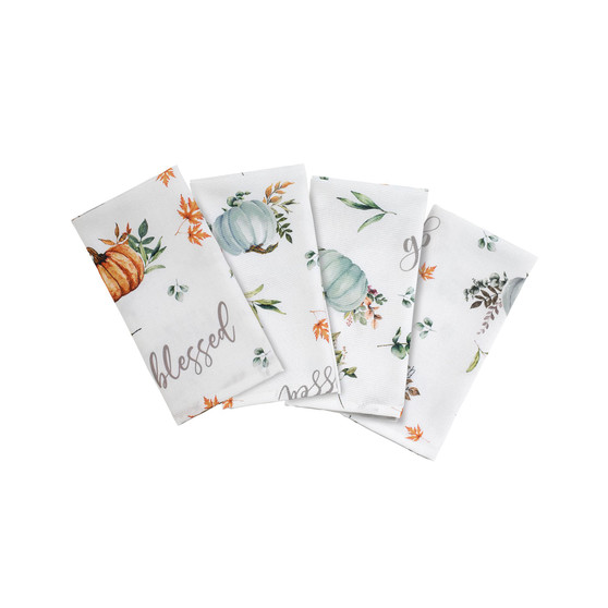 Grateful Patch Set of 4 Napkins