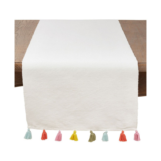 Fiesta Tassel Long Table Runner