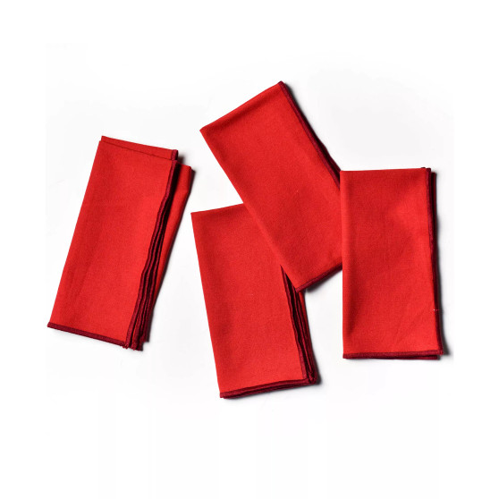 by Laura Johnson Color Block Napkin Set/4
