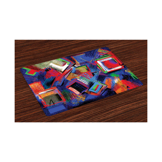 Contemporary Place Mats, Set of 4