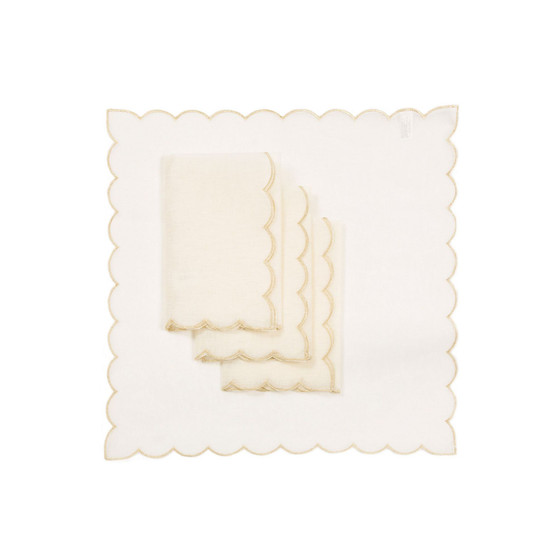 Sleek Chic Sheer Napkins - Set of 4