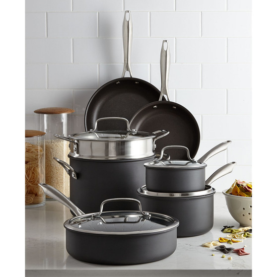 Hard-Anodized 11-Pc. Cookware Set