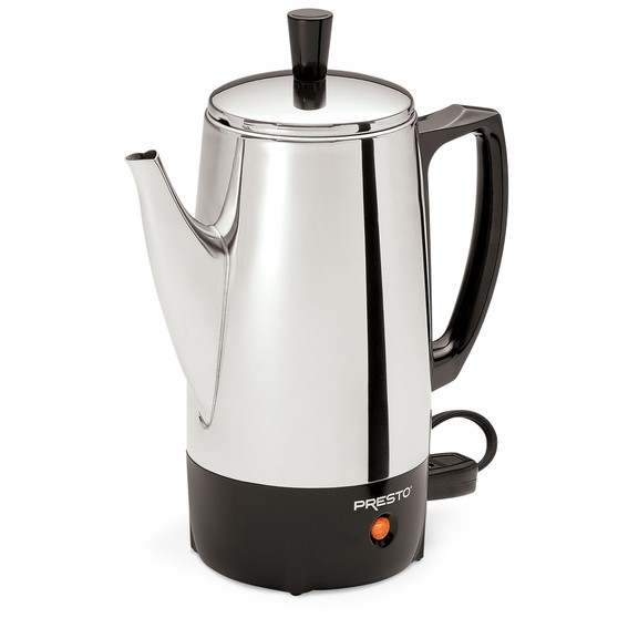 2 to 6-Cup Stainless Steel Percolator