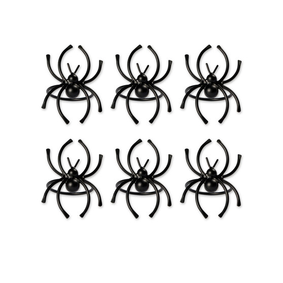 Spider Napkin Ring Set