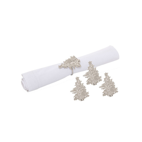 Christmas Tree Napkin Ring, Set of 4