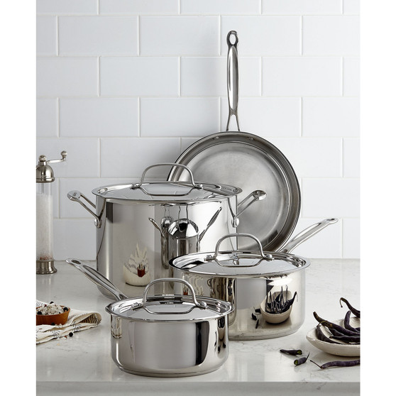 Chef's Classic Stainless Steel 7 Piece Cookware Set
