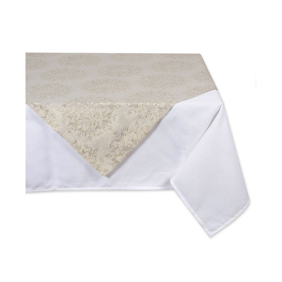 Winter Sparkle Jacquard Square Table Topper