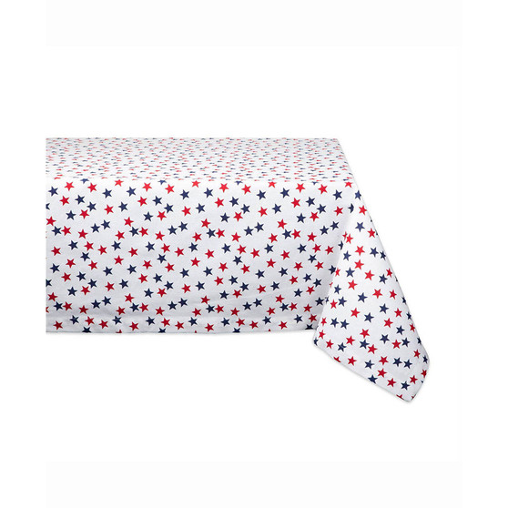 Americana Stars Print Table cloth 60" X 84"