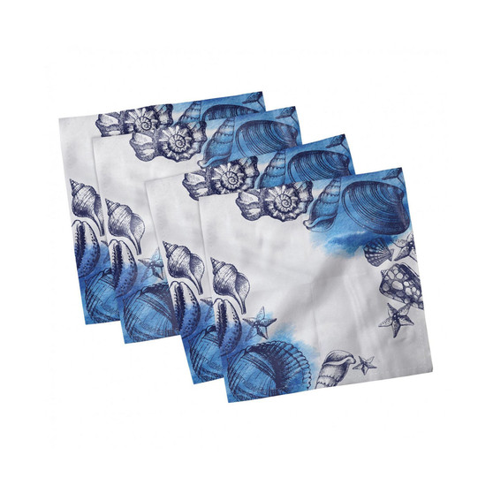 Ocean Set of 4 Napkins, 18" x 18"