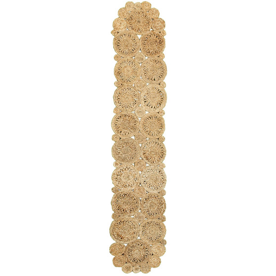 Natural Natural Jute Rotary Table Runner
