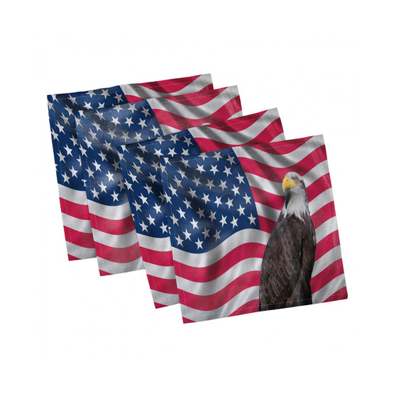 Eagle Set of 4 Napkins, 12" x 12"