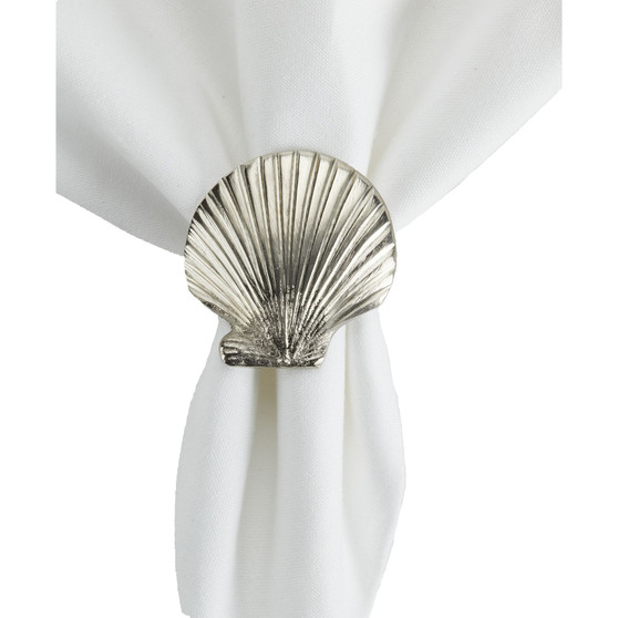 Shell Napkin Rings, Set of 8