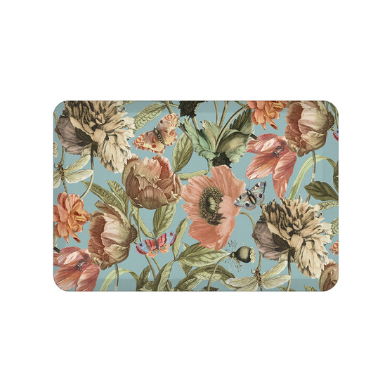 Vintage-Like Bloom Garden Kitchen Mat, 20" x 30"