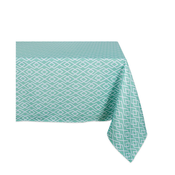 Diamond Outdoor Tablecloth with Zipper 60" x 84"