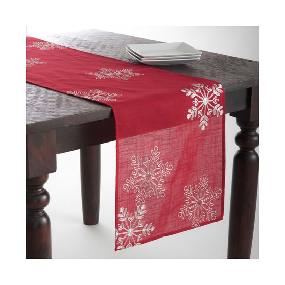 Snowflake Design Table Topper/Runner