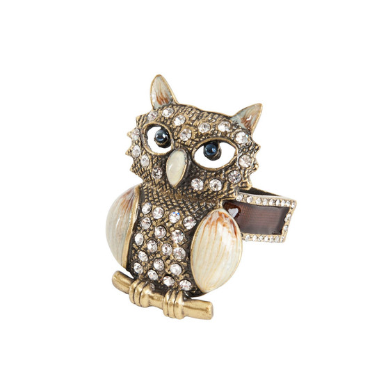 Owl Napkin Ring, Set of 4