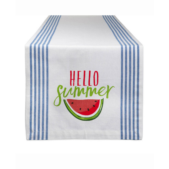 Hello Summer Print Table Runner 14" X 72"