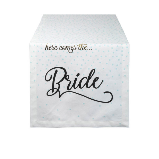 Here Comes the Bride Table Runner 14" x 72"
