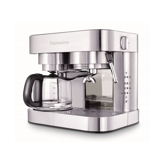 Combination Espresso Machine & 10-Cup Drip Coffeemaker