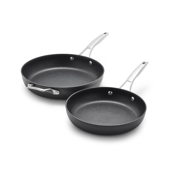 Premier Hard-Anodized Nonstick 10" and 12" Frying Pans Set
