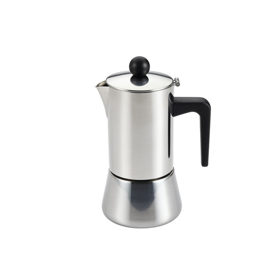 4-Cup Stainless Steel Espresso Maker