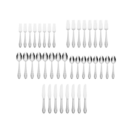 Villandry Mirror 40 Piece Set, Service for 8
