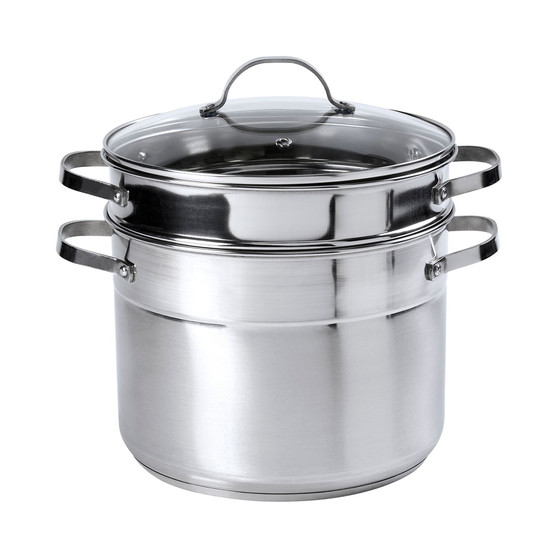 Unlimited Stainless Steel 3 Piece 8 Quart Multi-Cooker Set