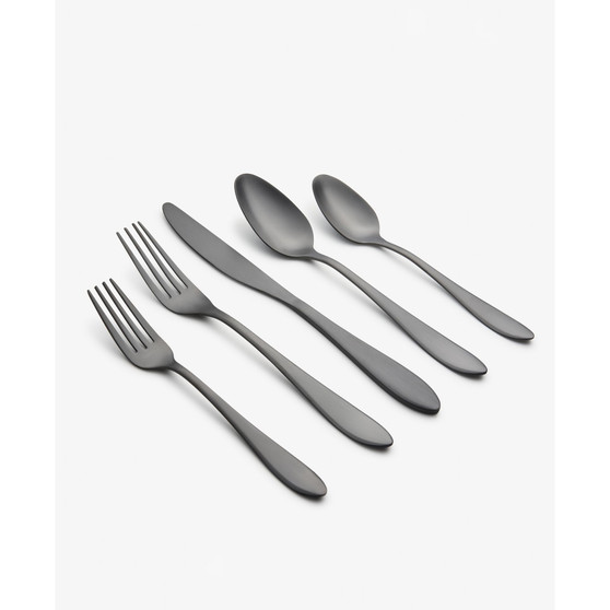 Delia Satin 20-Piece Flatware Set, Service for 4