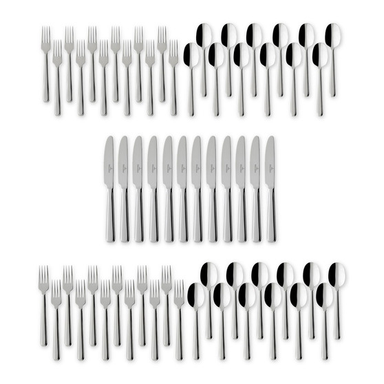 Celeste 60-Piece Flatware Set, Service for 12