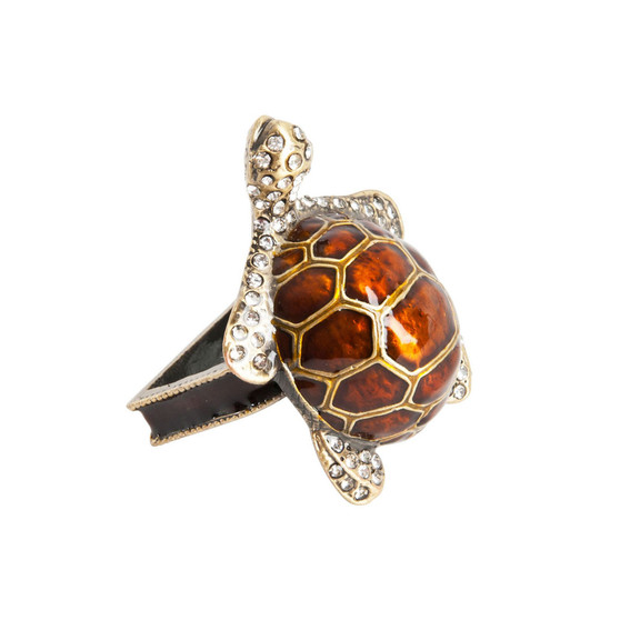 Turtle Napkin Ring, Set of 4