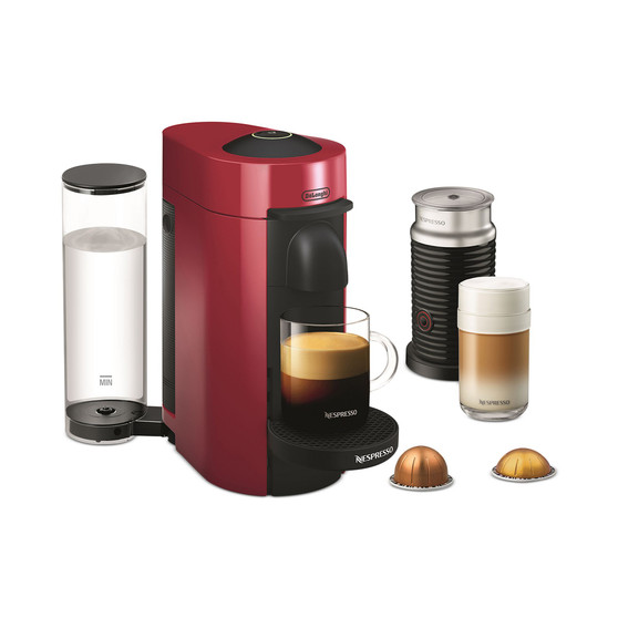 by De'Longhi VertuoPlus Coffee and Espresso Machine with Aerocinno