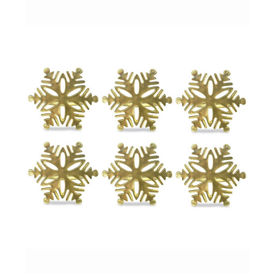 Snowflake Napkin Ring, Set of 6