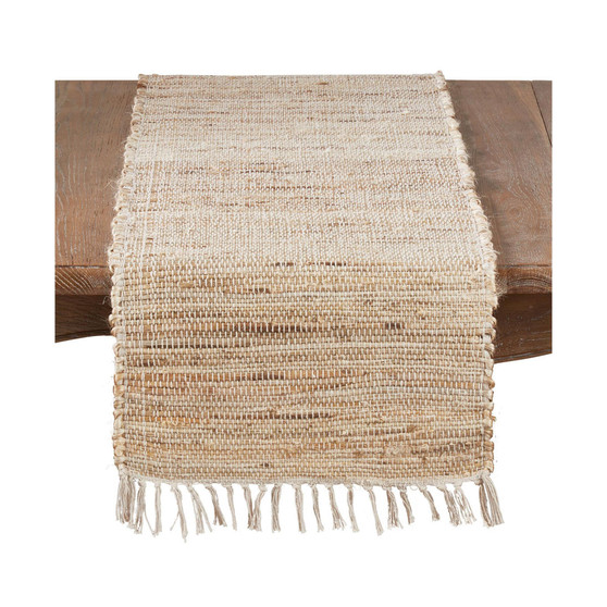 Jute Chindi Table Runner