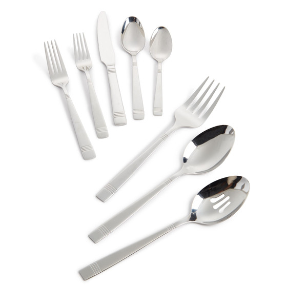 Linear 23-Pc. Flatware Set, Service for 4, Created for Macy's