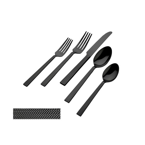 18/10 Harrington 24kt Gold 20-PC Flatware Set, Service for 4