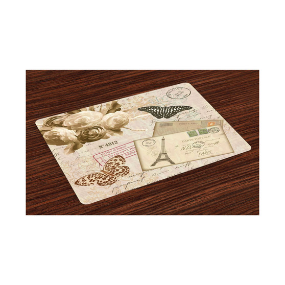 European Place Mats, Set of 4