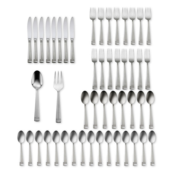 Amsterdam 50-Pc Flatware Set, Service for 8, Created for Macy's