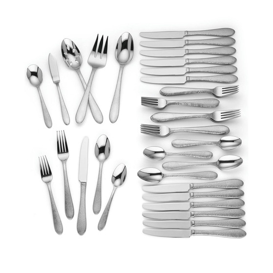Haveson 65-Pc. 18/10 Stainless Steel Flatware Set, Service for 12, Created for Macy’s