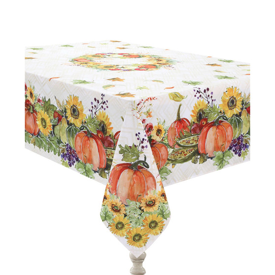 Cornucopia Harvest Tablecloth, 70" x 120"