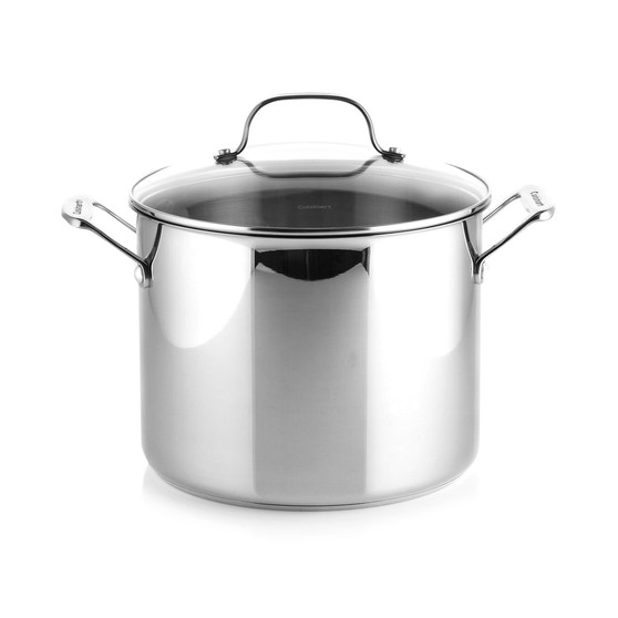 Chef's Classic Stainless Steel 10 Qt. Covered Stockpot