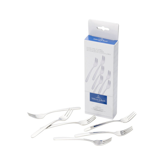 Daily Line Pastry Forks Set, 6 Pieces